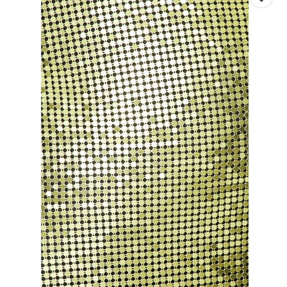 NWT Green metallic cropped top - Picture 5 of 6